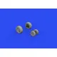 Eduard 648701 1/48 F/A-18E wheels Brassin for Aircraft