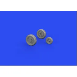 Eduard 648708 1/48 F-16 wheels late Brassin for Aircraft