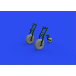 Eduard 648719 1/48 Pe-2 wheels Brassin for Aircraft
