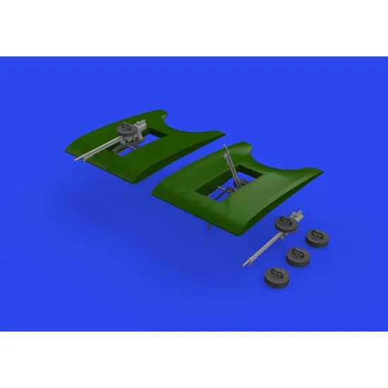 Eduard 648725 1/48 Sopwith Camel 2F.1 Lewis gun PRINT Brassin for Aircraft