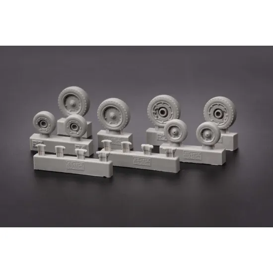 Eduard 648734 1/48 CH-47A wheels Brassin for Aircraft