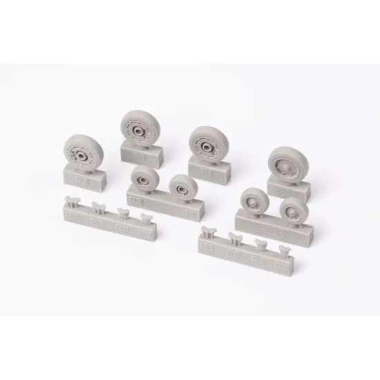 Eduard 648734 1/48 CH-47A wheels Brassin for Aircraft
