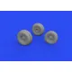 Eduard 648735 1/48 OV-10 wheels Brassin for Aircraft