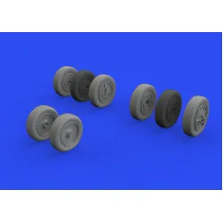 Eduard 648740 1/48 SR-71A wheels Brassin for Aircraft