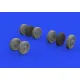 Eduard 648740 1/48 SR-71A wheels Brassin for Aircraft