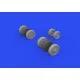 Eduard 648740 1/48 SR-71A wheels Brassin for Aircraft