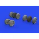 Eduard 648740 1/48 SR-71A wheels Brassin for Aircraft