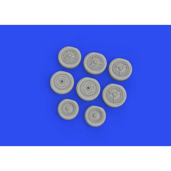 Eduard 648740 1/48 SR-71A wheels Brassin for Aircraft