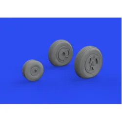 Eduard 648741 1/48 Vampire F.3 wheels Brassin for Aircraft
