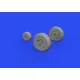 Eduard 648741 1/48 Vampire F.3 wheels Brassin for Aircraft