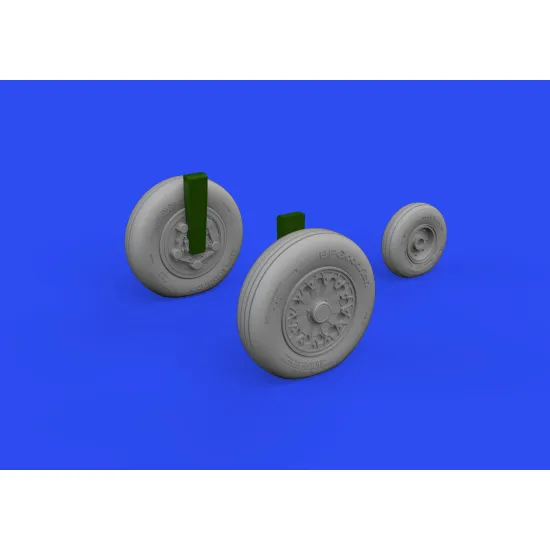 Eduard 648743 1/48 F-15A/B wheels Brassin for Aircraft