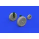 Eduard 648743 1/48 F-15A/B wheels Brassin for Aircraft
