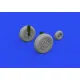 Eduard 648745 1/48 F-15E/I/K wheels Brassin for Aircraft