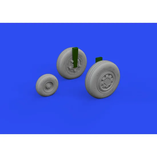 Eduard 648745 1/48 F-15E/I/K wheels Brassin for Aircraft