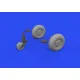 Eduard 648746 1/48 Mosquito wheels Brassin for Aircraft
