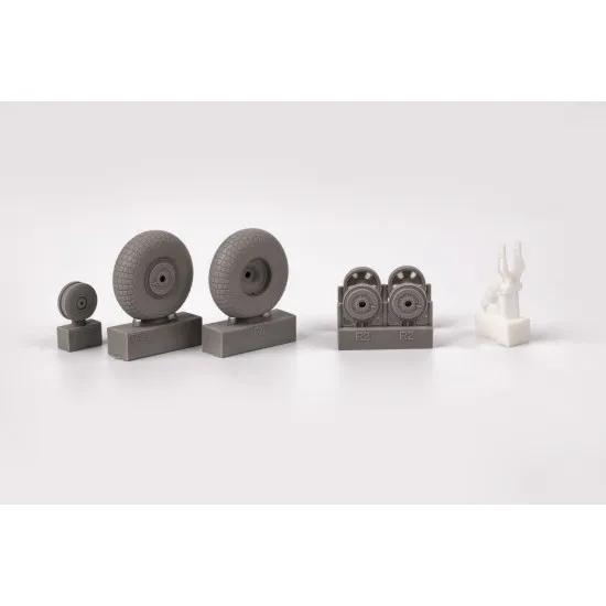 Eduard 648746 1/48 Mosquito wheels Brassin for Aircraft