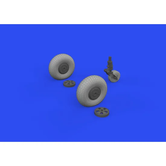 Eduard 648746 1/48 Mosquito wheels Brassin for Aircraft