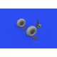 Eduard 648746 1/48 Mosquito wheels Brassin for Aircraft