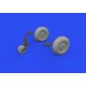 Eduard 648746 1/48 Mosquito wheels Brassin for Aircraft