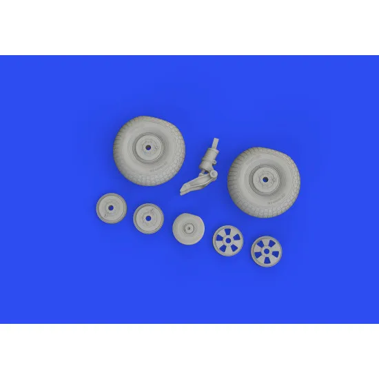 Eduard 648746 1/48 Mosquito wheels Brassin for Aircraft