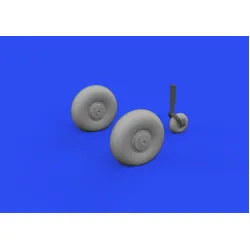 Eduard 648754 1/48 Beaufighter Mk.VI wheels Brassin for Aircraft