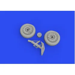Eduard 648760 1/48 A-1H wheels Brassin for Aircraft