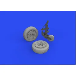 Eduard 648761 1/48 A-1J wheels Brassin for Aircraft