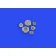 Eduard 648774 1/48 EA-18G wheels Brassin for Aircraft