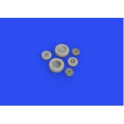 Eduard 648776 1/48 F/A-18F wheels Brassin for Aircraft