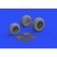 Eduard 648782 1/48 P-38J wheels Brassin for Aircraft