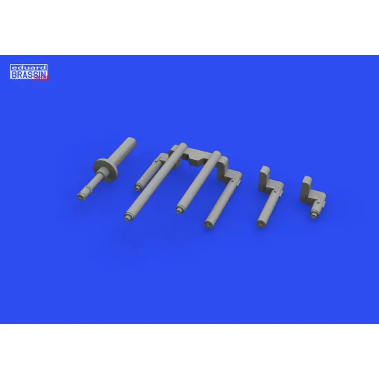 Eduard 648789 1/48 P-38J gun barrels PRINT Brassin for Aircraft