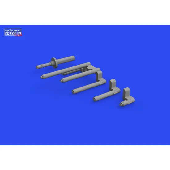 Eduard 648789 1/48 P-38J gun barrels PRINT Brassin for Aircraft