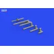 Eduard 648789 1/48 P-38J gun barrels PRINT Brassin for Aircraft
