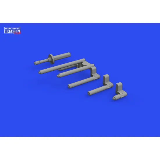Eduard 648789 1/48 P-38J gun barrels PRINT Brassin for Aircraft