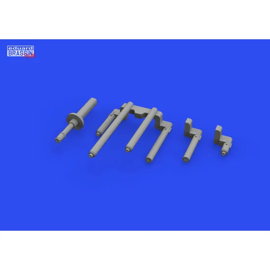 Eduard 648789 1/48 P-38J gun barrels PRINT Brassin for Aircraft