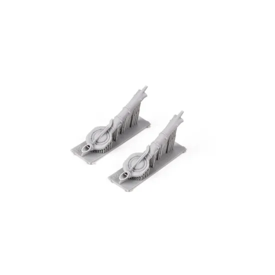 Eduard 648791 1/48 P-38J superchargers PRINT Brassin for Aircraft