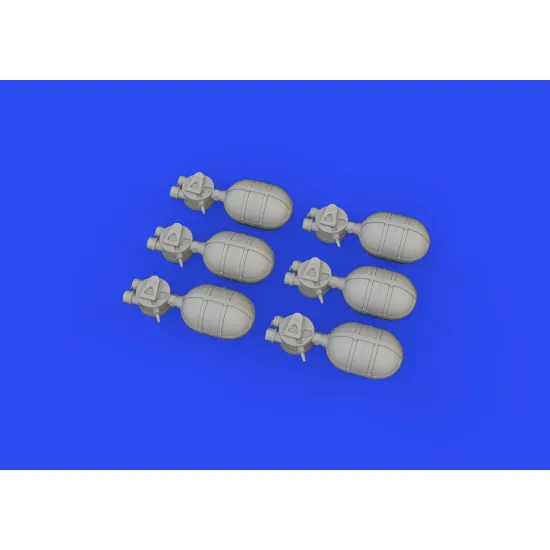 Eduard 648796 1/48 WWII USAAF oxygen cylinder A-4 PRINT Brassin for Aircraft