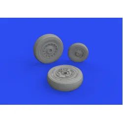 Eduard 648814 1/48 Buccaneer S.2C/D wheels Brassin for Aircraft