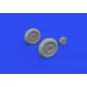 Eduard 648821 1/48 Yak-9D wheels Brassin for Aircraft
