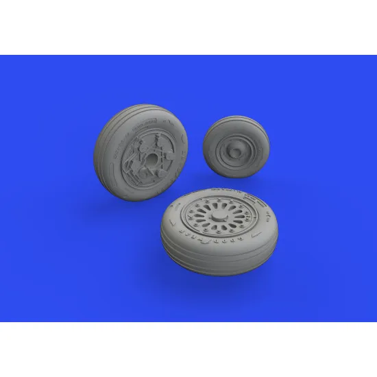 Eduard 648822 1/48 F-16A MLU wheels Brassin for Aircraft