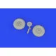 Eduard 648830 1/48 Beaufort Mk.I wheels Brassin for Aircraft