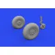 Eduard 648830 1/48 Beaufort Mk.I wheels Brassin for Aircraft