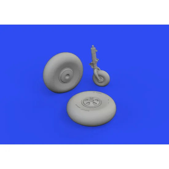 Eduard 648830 1/48 Beaufort Mk.I wheels Brassin for Aircraft