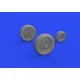 Eduard 648833 1/48 F-16C wheels late Brassin for Aircraft