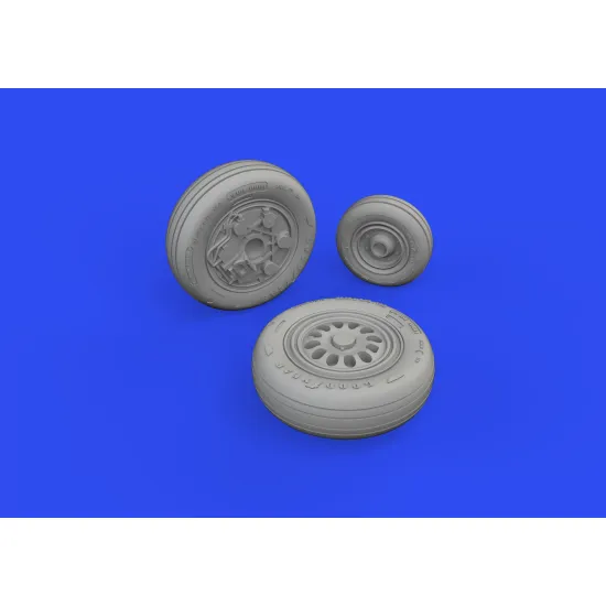 Eduard 648833 1/48 F-16C wheels late Brassin for Aircraft