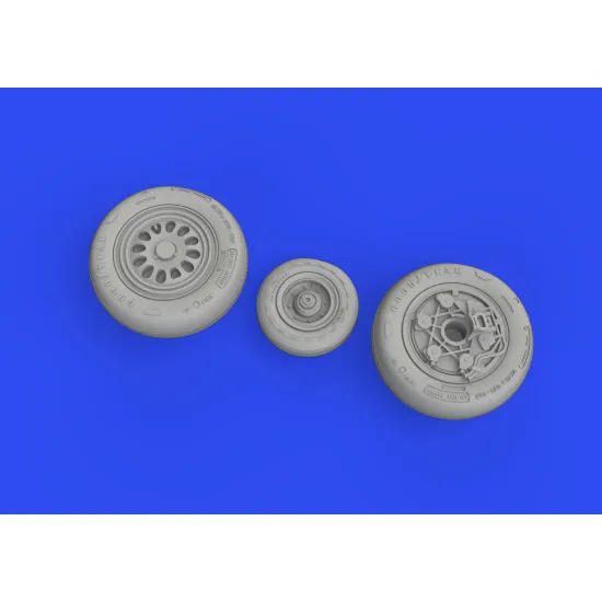 Eduard 648833 1/48 F-16C wheels late Brassin for Aircraft