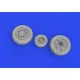Eduard 648833 1/48 F-16C wheels late Brassin for Aircraft