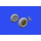 Eduard 648835 1/48 Anson Mk.I wheels Brassin for Aircraft