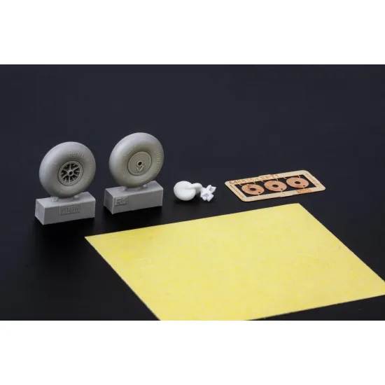 Eduard 648835 1/48 Anson Mk.I wheels Brassin for Aircraft