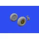 Eduard 648835 1/48 Anson Mk.I wheels Brassin for Aircraft